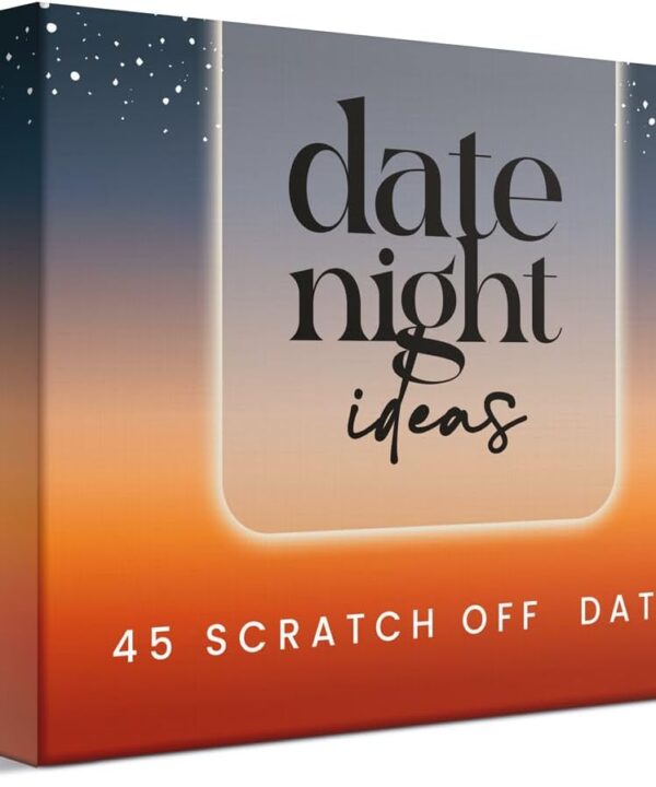 45 Romantic & Fun Scratch Off Date Night Ideas Card Game, Couple Gifts for Boyfriend, Girlfriend, Wife, Husband, Engagement, Birthday, Anniversaries or Bridal Shower Gifts