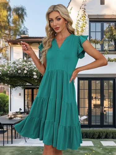 Summer Dresses for Women 2026 Elegant Classy Casual Plus Size Spring Midi Fashion Dress S-XXL