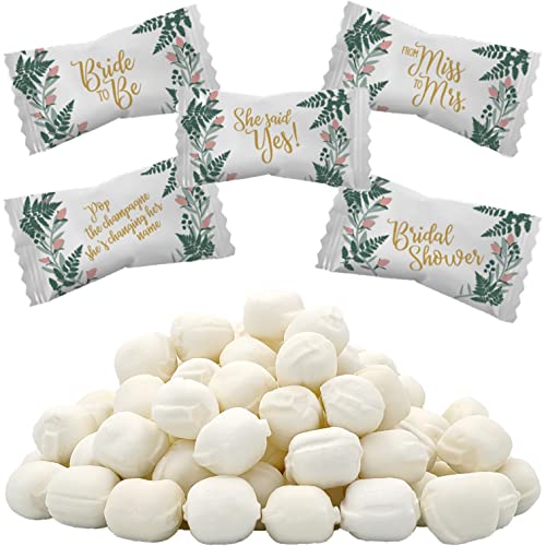 The Dreidel Company 55-Pack Bridal Shower Buttermints, Mint Candies, After Dinner Mints, Butter Mint Candy, Fat-Free, Kosher Certified, Individually Wrapped