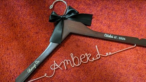 Personalized Bridesmaid Gift, Bridal Hanger, Bridal Shower Gift, Bachelorette Party, Custom Wedding Hanger Bride Gift, Gift for Bride