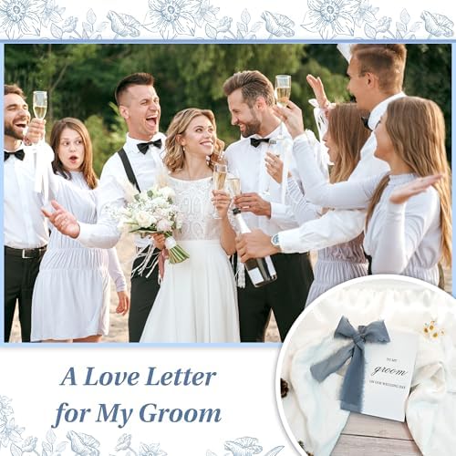 To My Groom on Our Wedding Day Card, Letter to My Groom, Wedding Day Card for Husband from Bride