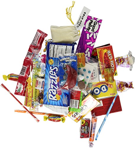 RETRO CANDY YUM Happy 40th Birthday to You for 40 Year Old Man or Woman – Classic Nostalgic Candy Assortment Gift Box Jr