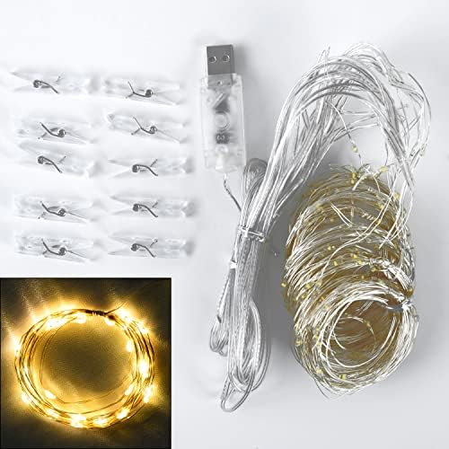 White Tulle Backdrop Curtain with Lights String for Parites 108ft Sheer Backdrop Curtains White Curtain Backdrop for Wedding Baby Shower Birthday Party Photo Shoot Decorations(2 Panels 10ft8ft)