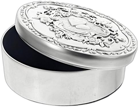 Ganz 3.5 Key to a Happy Marriage Box Silver Tone Zinc