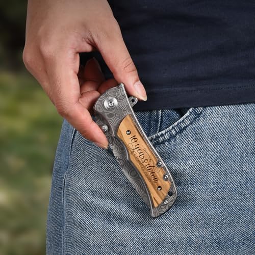 10 Years Anniversary Keepsake for Him Gifts, 10th Wedding Anniversary for Men, Tenth Tin Aluminum Anniversary Marriage Presents for Husband