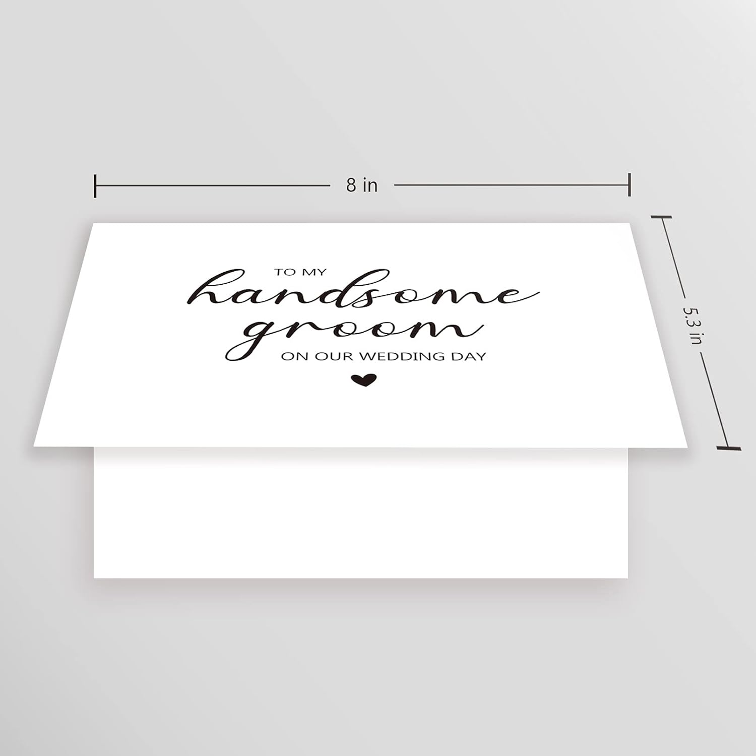 To My Husband on Our Wedding Day Card, To My Groom Card, Wedding Card to Husband