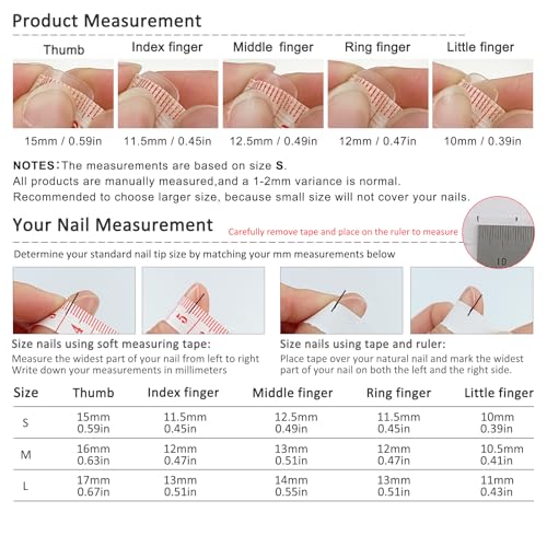 TENPAL Duckbill Nails,Brown Leopard French Tips Press on Nails with Kit,Soft Gel Fake Nails with 3D Charms Hearts Bows Flowers,Metallic Edgy Punk Y2K False Nail with Rhinestone for Winter Fall(S)