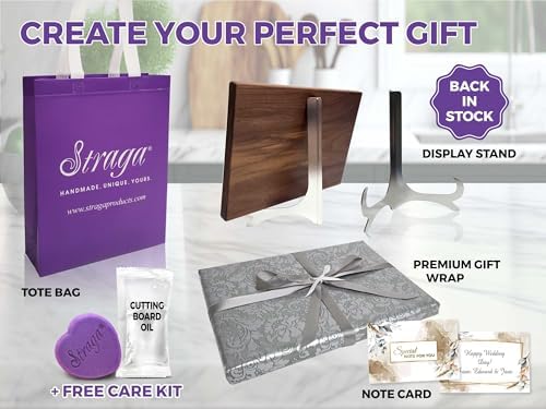 Personalized Cutting Board – Custom Engraved Wood Charcuterie Board – Best Wedding Gift Idea for Couples (Bride & Groom), Newlyweds – Handcrafted in USA from Premium Hardwood 002