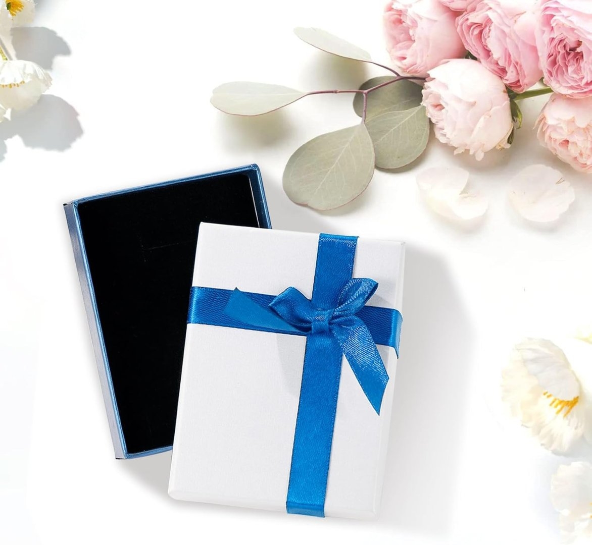 Cubic Zirconia Necklace and Earrings Set for Women 14K White Gold Plated Bridesmaid Silver Jewelry Set for Women Pendant Necklace Hypoallergenic Stud Earrings Set Jewellery Gift for Mom Wife Bride Bridesmaid