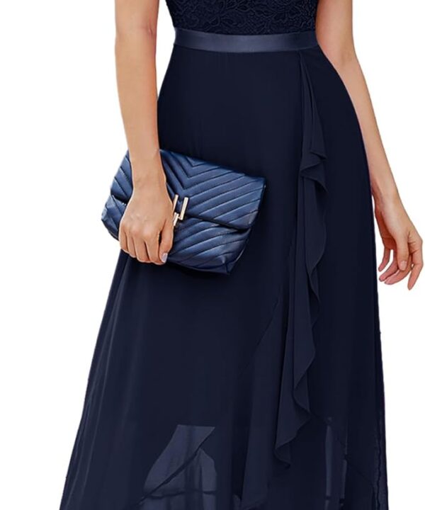 BeryLove Formal Dresses for Women 2025 Wedding Guest with Slit Cocktail Elegant Lace Long Prom Dress