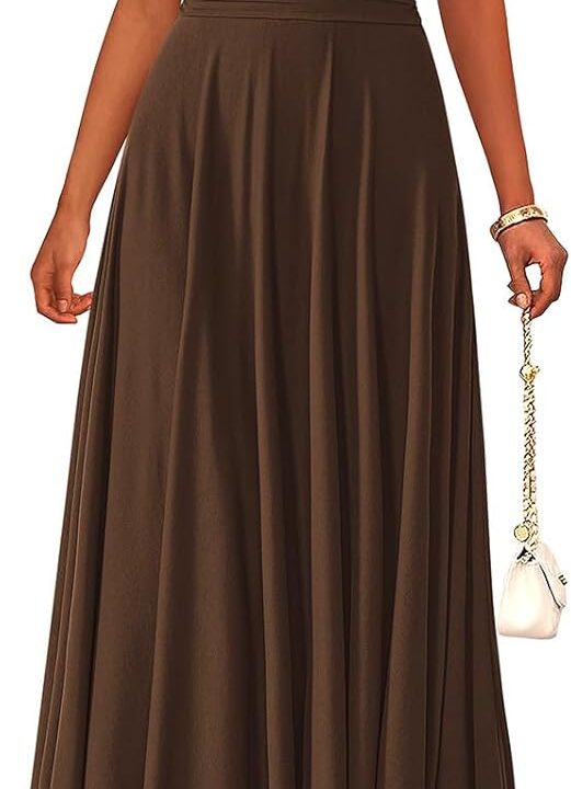 PRETTYGARDEN Womens Spring Dresses 2026 Casual Sleeveless Crewneck Aline Maxi Dress Stretch Tank Flowy Long Dresses