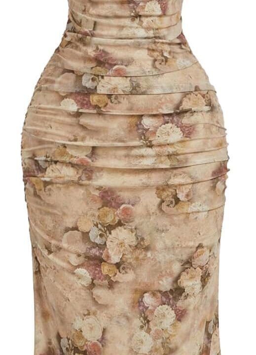 GORGLITTER Women's Floral Spring Summer Wedding Guest Dress Bridal Shower Cocktail Tea Party Beach Midi Sun Dress 2026