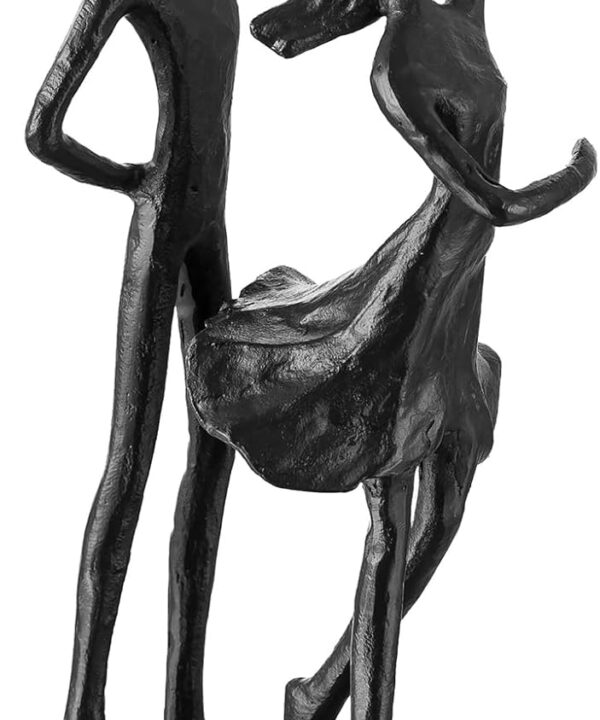 Sziqiqi Anniversary Wedding Gifts for Couple: 6th Anniversary Iron Gifts for Him Her Women Couples - 6 Year Wedding Gift for Christmas Valentines Birthday - Couple Dancing Figurines