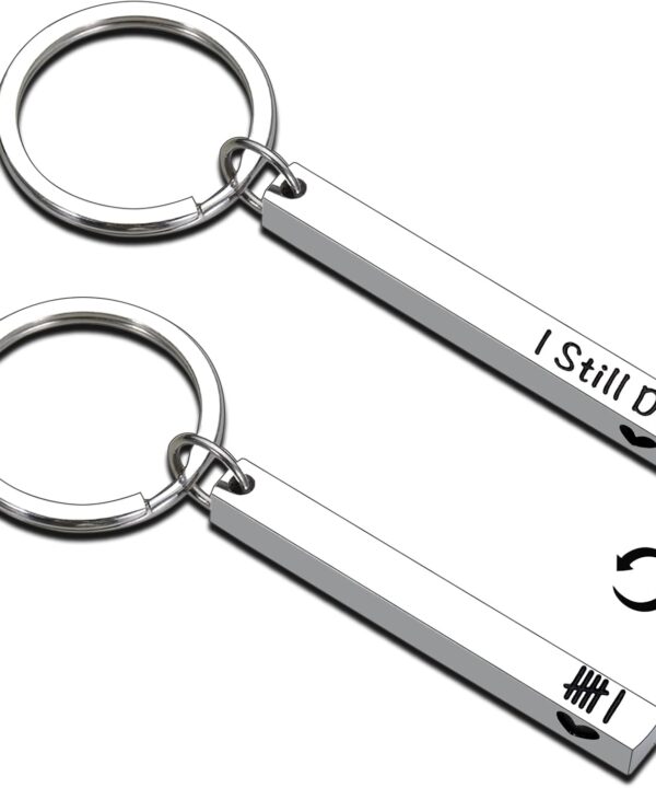 Perleddom 6th Anniversary Iron Gifts for Her Him 6 Year Anniversary Wedding Gift for Wife from Husband 6th Anniversary Iron Gift Keychains Valentines Present for Women Men Wedding Registry Items