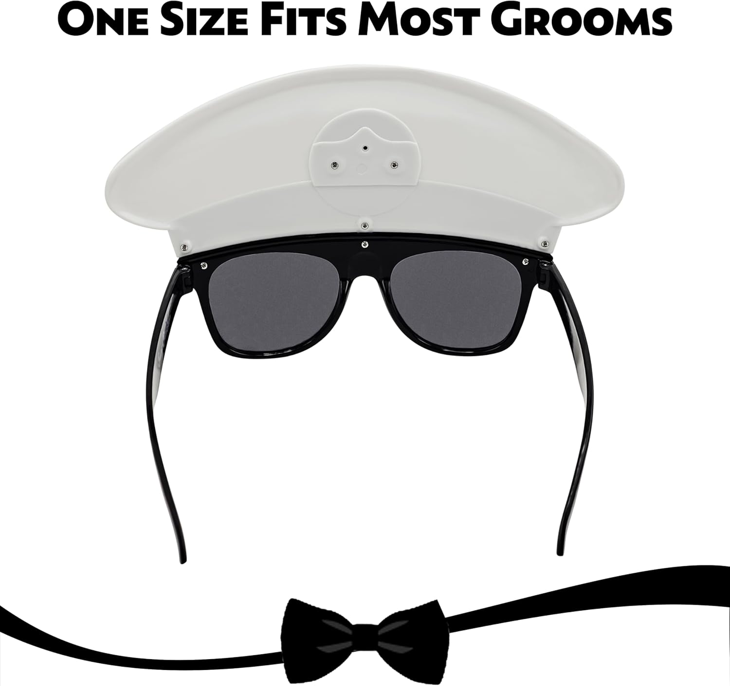 Sun-Staches Bride or Groom Wedding Sunglasses | Honeymoon, Shower, Bachelor Party | UV400 | One Size Fits Most