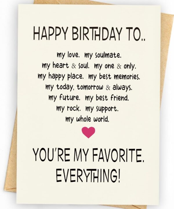 WowBefun Funny Birthday Card & Gifts for Men Husband Boyfriend Him, Happy Bday Card, Sweetheart Romantic Raunchy