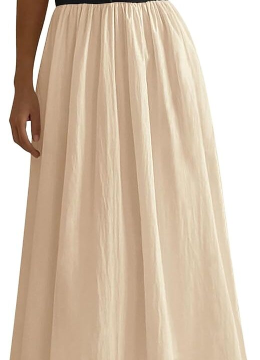 PRETTYGARDEN Maxi Dresses for Women 2025 Summer Casual Sleeveless Patchwork Flowy Vacation Sundress Knit Long Work Tank Dress