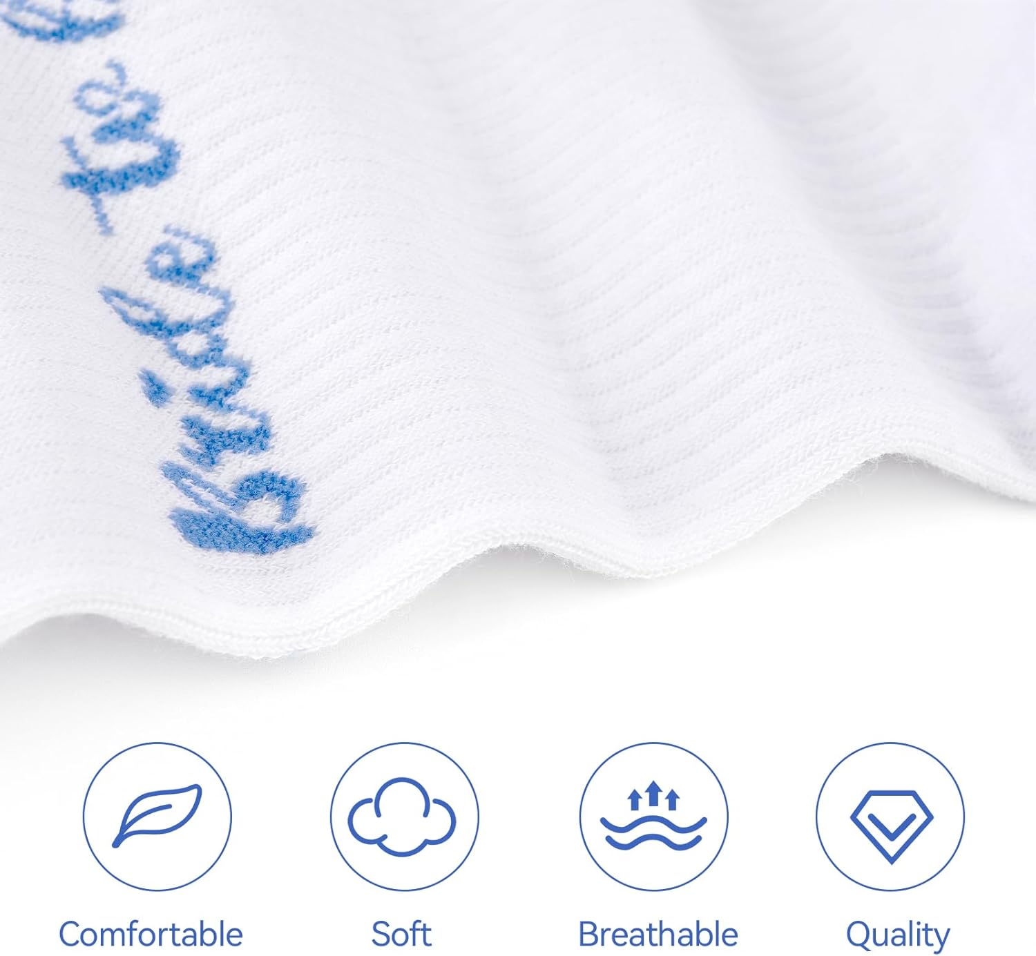 Etercycle Bride To Be Socks, Something Blue Gift Womens Sock, Soft Cotton Bride Socks Bridal Shower Decorations Wedding Engagement Bridesmaid Gifts Bachelorette Party Accessories Honeymoon Essentials