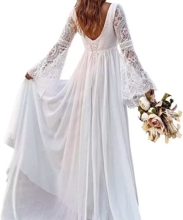 Long Sleeve Lace Wedding Dresses for Bride 2025 Long Tulle Mermaid Satin Wedding Dress for Women