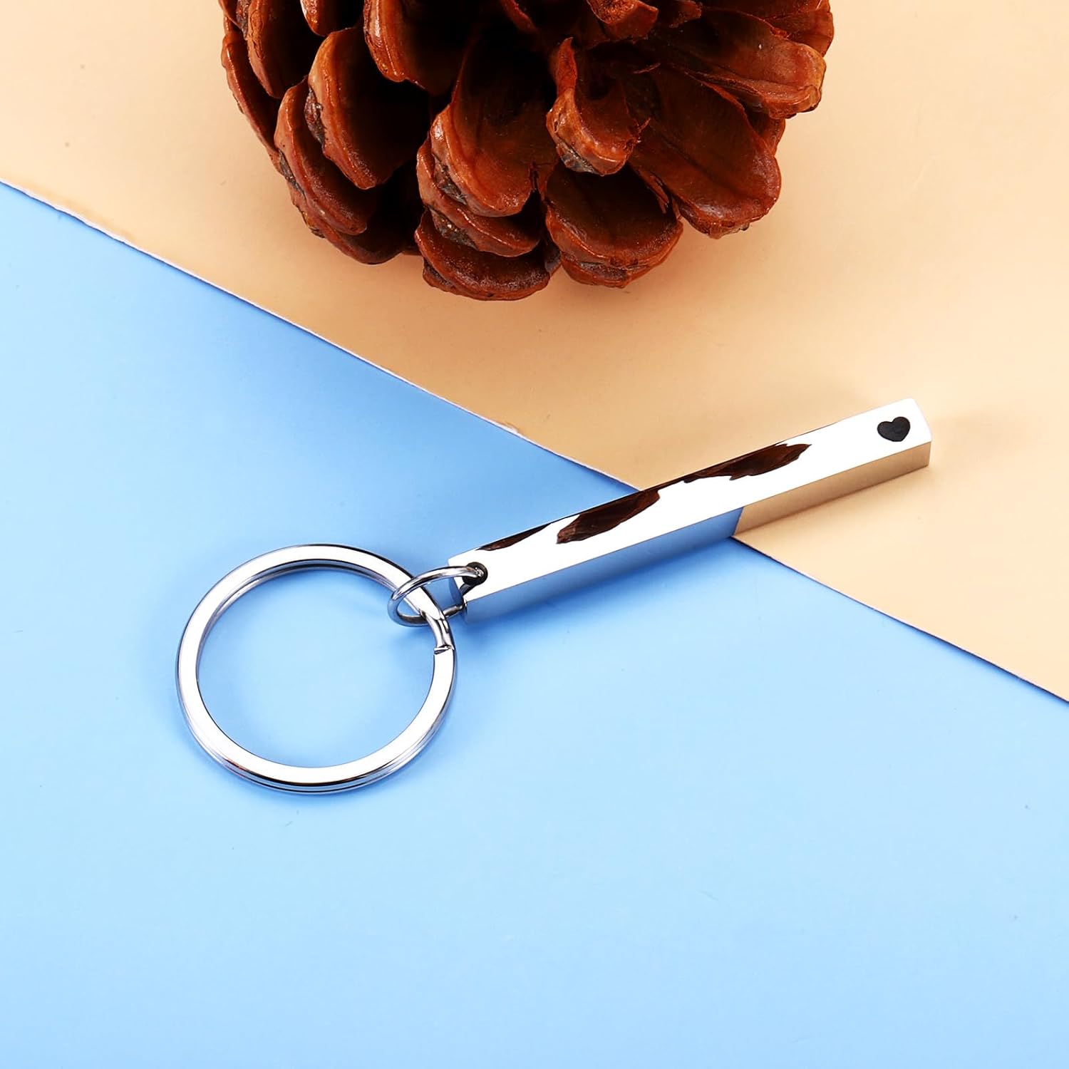 KINMES 10th Anniversary Tin Gifts – 10 Year Tin Anniversary Wedding Gifts for Husband Wife Boyfriend Girlfriend I Still Do Keychain for Him Her Married Couples