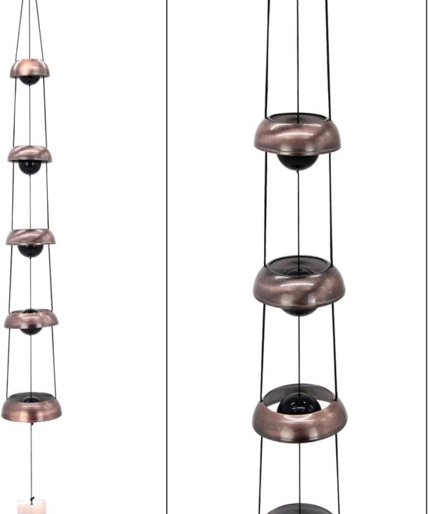 Copper Wind Chimes, Temple Wind Chime,Feng Shui Wind Chimes for Home Yard Outdoor Decoration