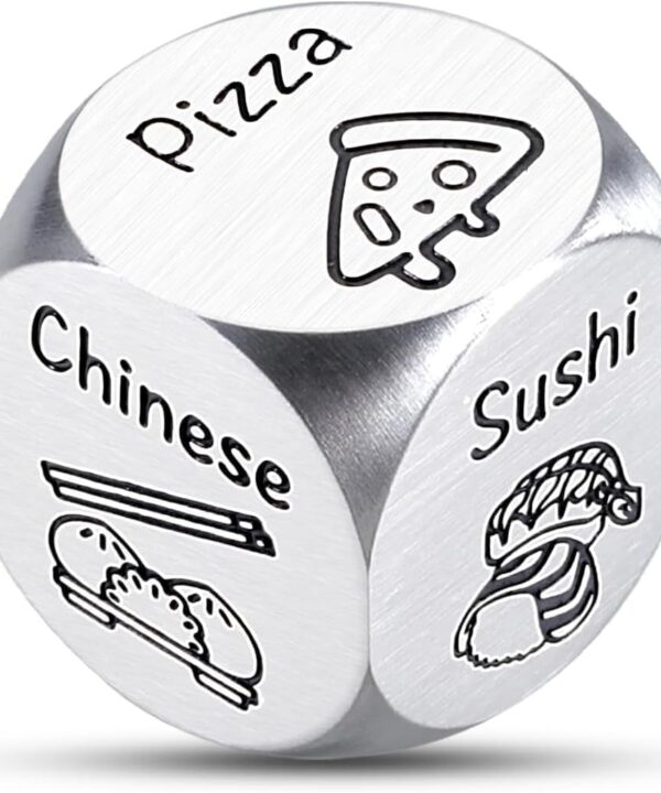 Iron 6th Anniversary Iron Gifts, Iron Gift for 6th Anniversary, Food Dice, Wedding Registry Ideas, 6 Year Wedding Gift, Stocking Stuffers Christmas Gag Gift for Husband Wife Valentines Basket