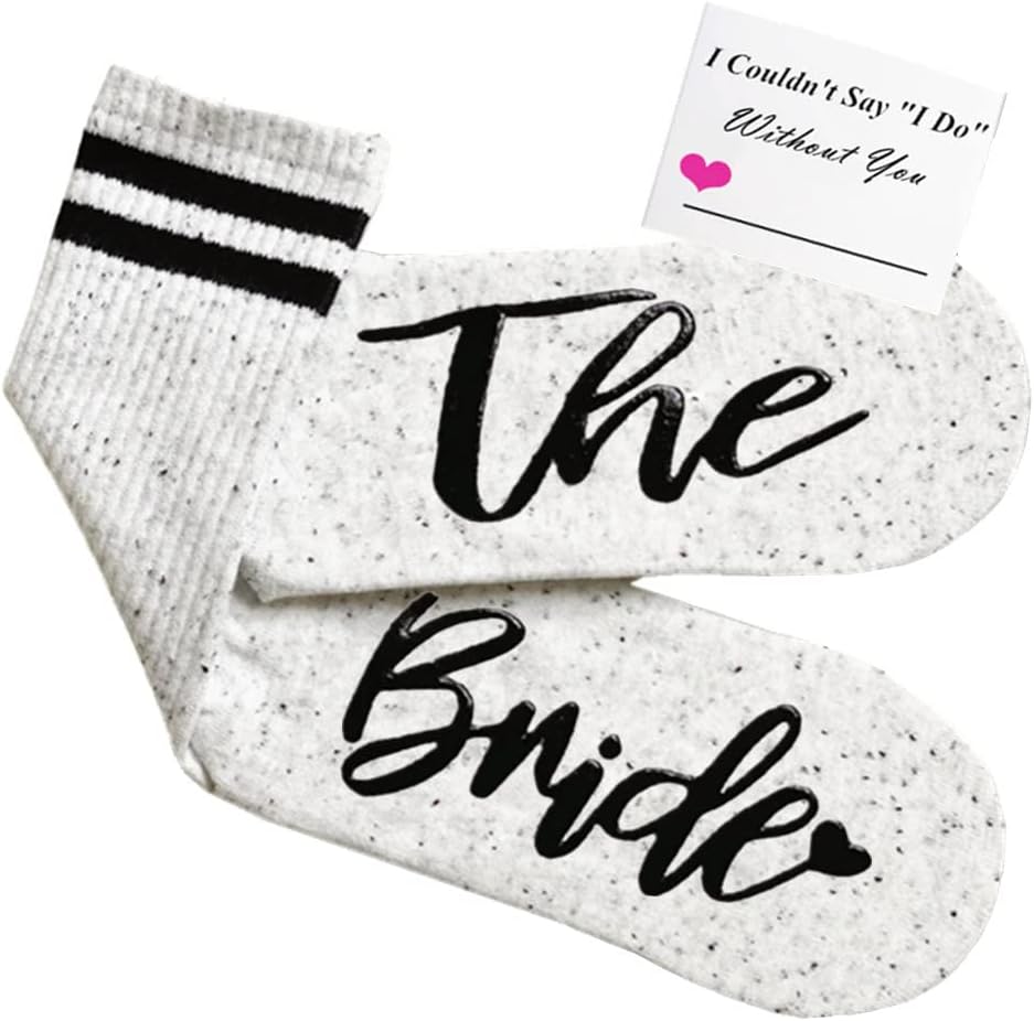 PAIXUN Bridesmaid Gifts For Women Wedding Gifts Proposal Set Bachelorette Party Favors Decorations Bride Socks