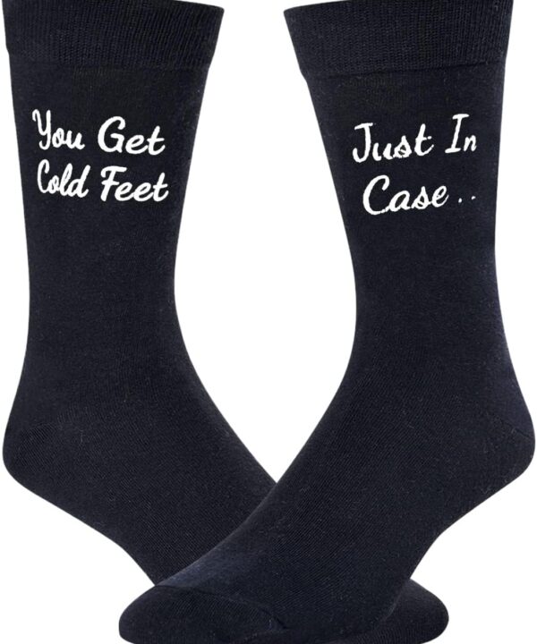 Zmart Wedding Gifts for Men - Father of the Bride Gifts, Dad of Groom Socks, Groom Socks