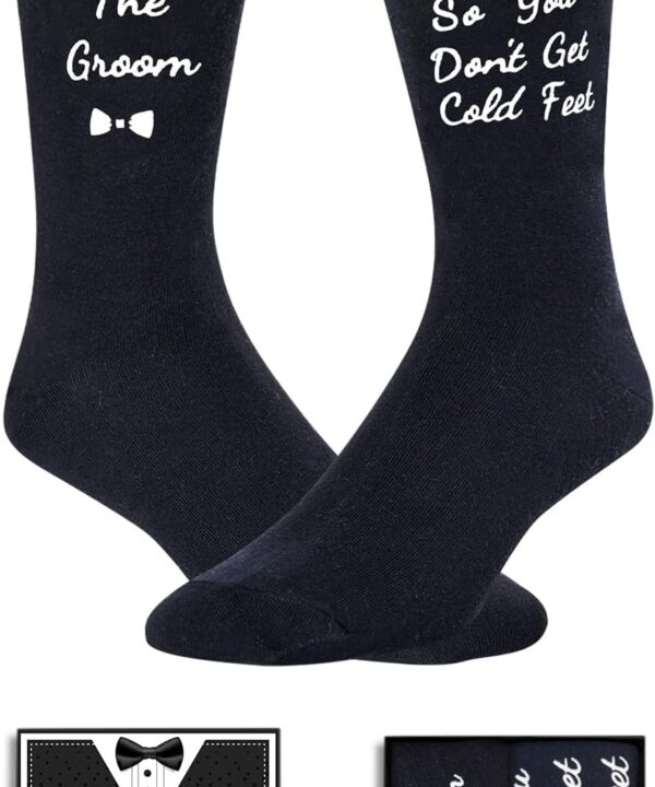 Zmart Wedding Gifts for Men - Father of the Bride Gifts from Bride, Groom Wedding Socks