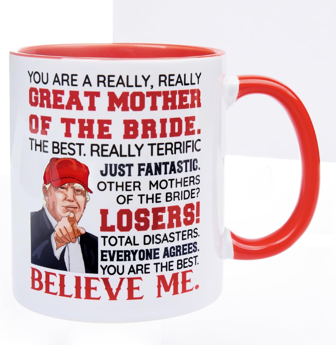 Mother of The Bride Gifts, Wedding Party Gifts for Bride's Mother From Daughter, Bridal Shower, Engagement Gift Idea, Mom of The Bride Ceramic Mug 11oz