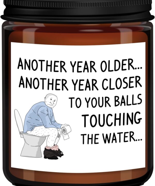 Birthday Gifts for Men Dad Boyfriend Him Husband Grandpa Brother Uncle Coworker Best Friend, Funny Present 65th 30th 75th 60th 40th 50th Birthday Gift Ideas, Happy Birthday Candles Unique Mens Gifts