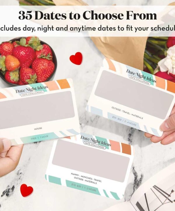 Romantic & Fun Scratch Off Date Night Ideas Card Game, Perfect Valentines Day Gifts for Him or Her, Couple Gifts for Boyfriend, Girlfriend, Wife, Husband, Men, Women, Engagement, Anniversaries & More
