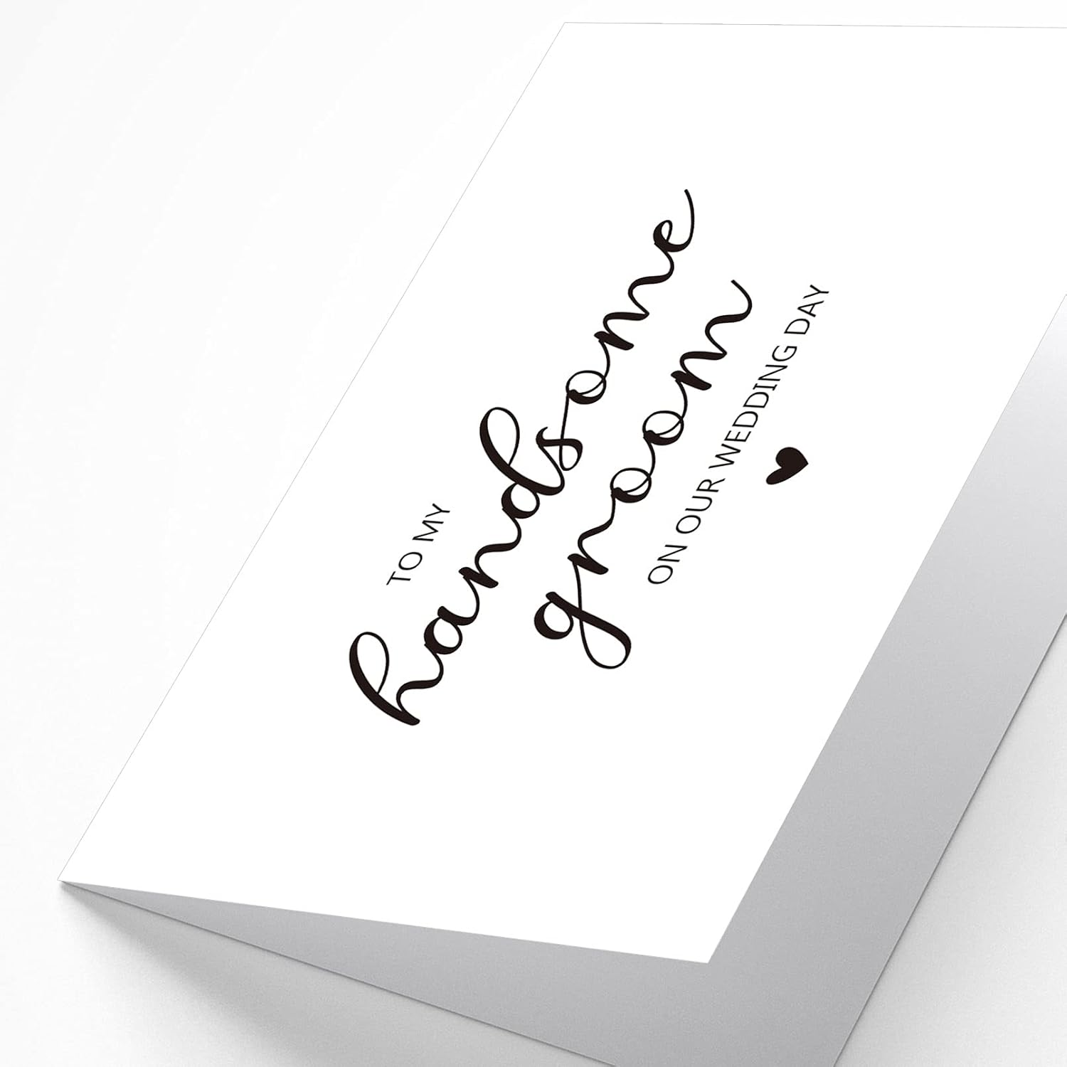 To My Husband on Our Wedding Day Card, To My Groom Card, Wedding Card to Husband