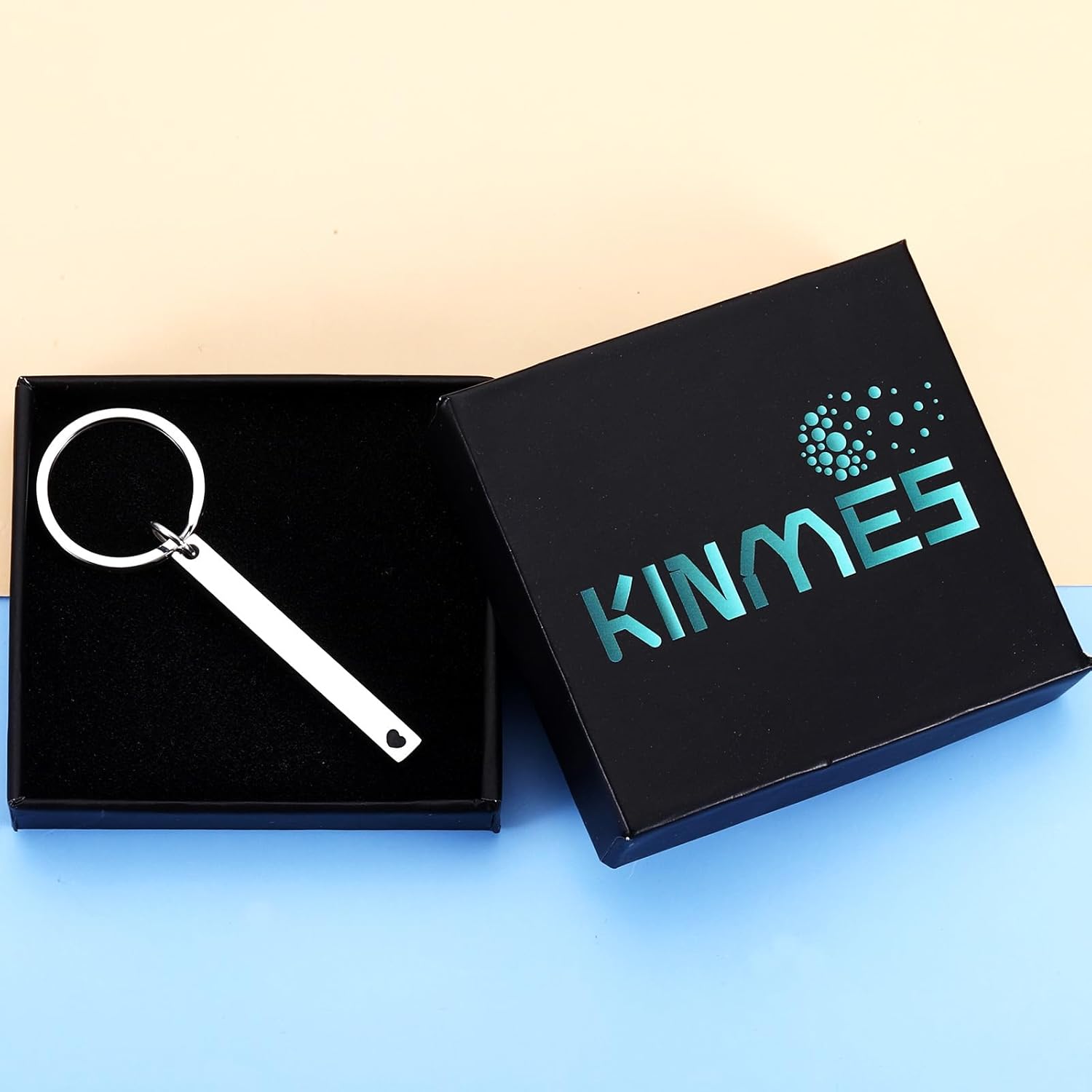 KINMES 10th Anniversary Tin Gifts – 10 Year Tin Anniversary Wedding Gifts for Husband Wife Boyfriend Girlfriend I Still Do Keychain for Him Her Married Couples