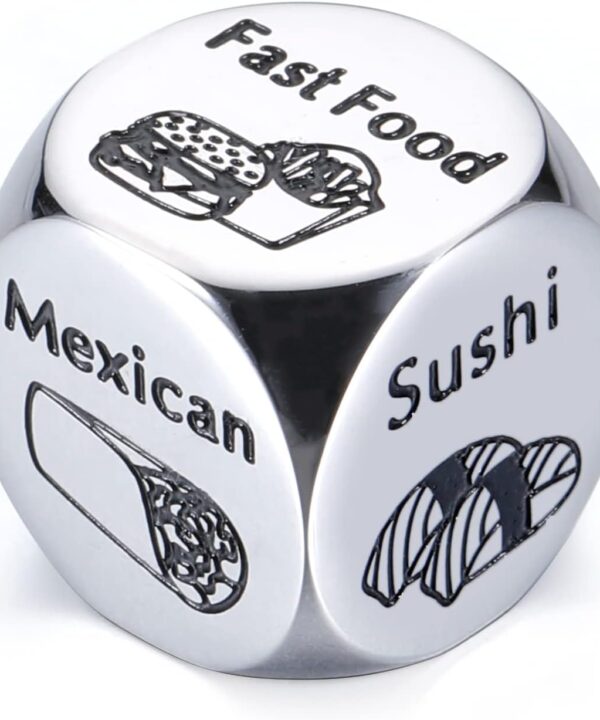 Valentines Day Gifts for Him Her Couple Date Night Gift for Boyfriend Girlfriend Food Decider 11th Anniversary Steel Gifts Husband Wife Valentines Basket Stuffers Wedding Birthday Gift for Women Men