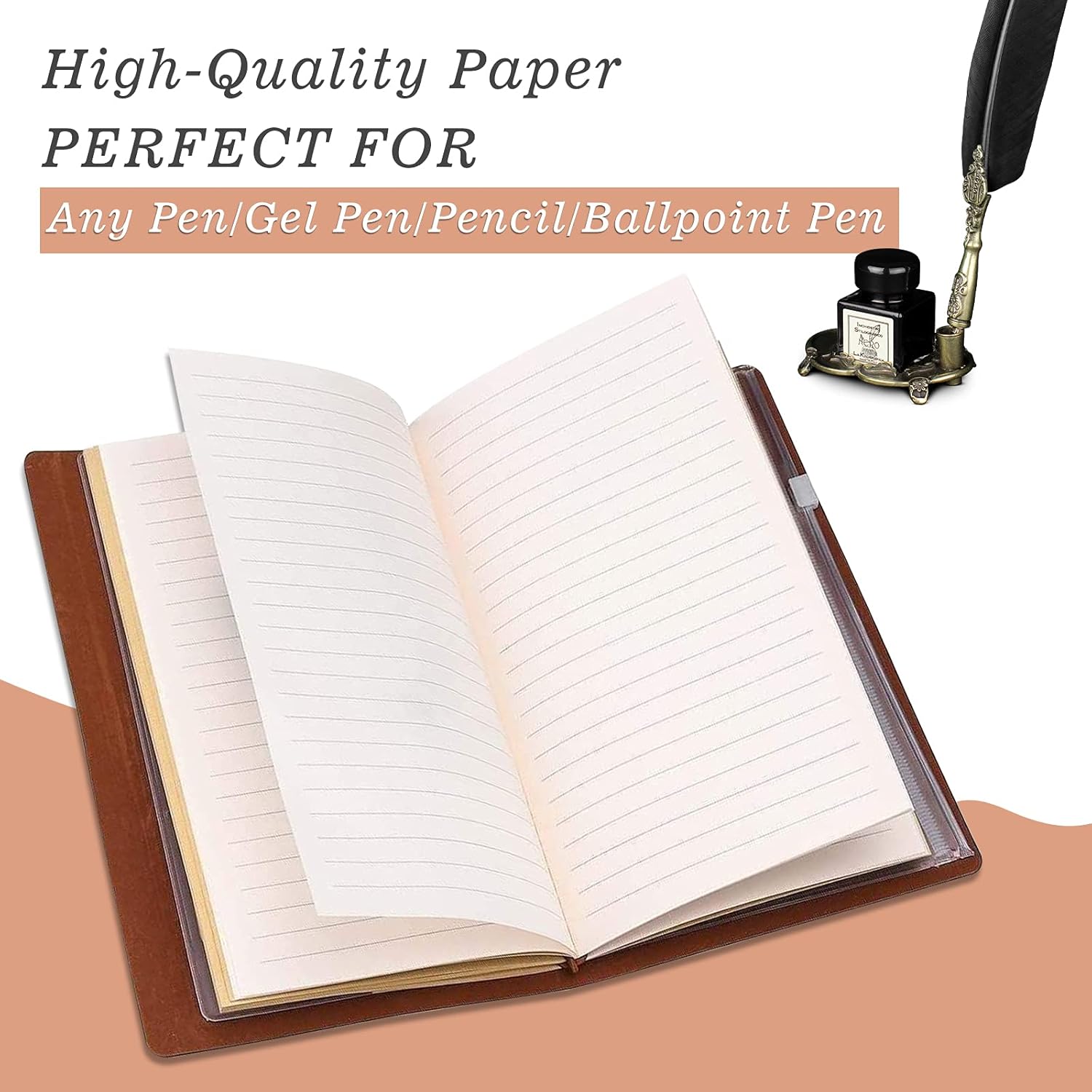 PRSTENLY Gifts for Husband Leather Journal, Husbands Valentines Day Gifts for Him, To My Husbands Gift 140 Page Notebooks, Fathers Day Anniversary Birthday Wedding Christmas Gift for Men from Wife