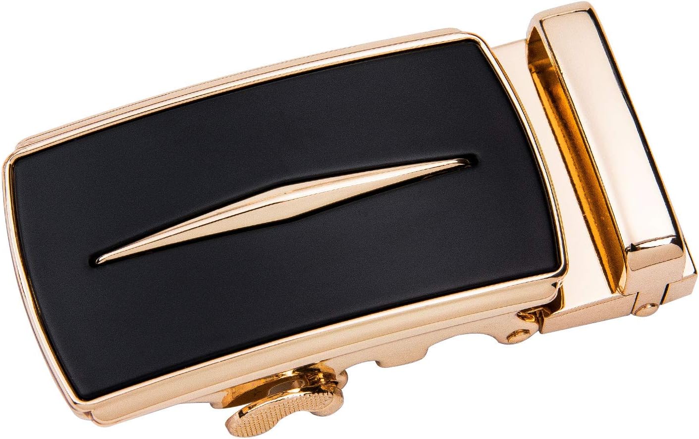 Dubulle Designer Mens Belts, Sliding Automatic Buckle Ratchet Dress Belt TOP Genuine Leather Strap Gifts