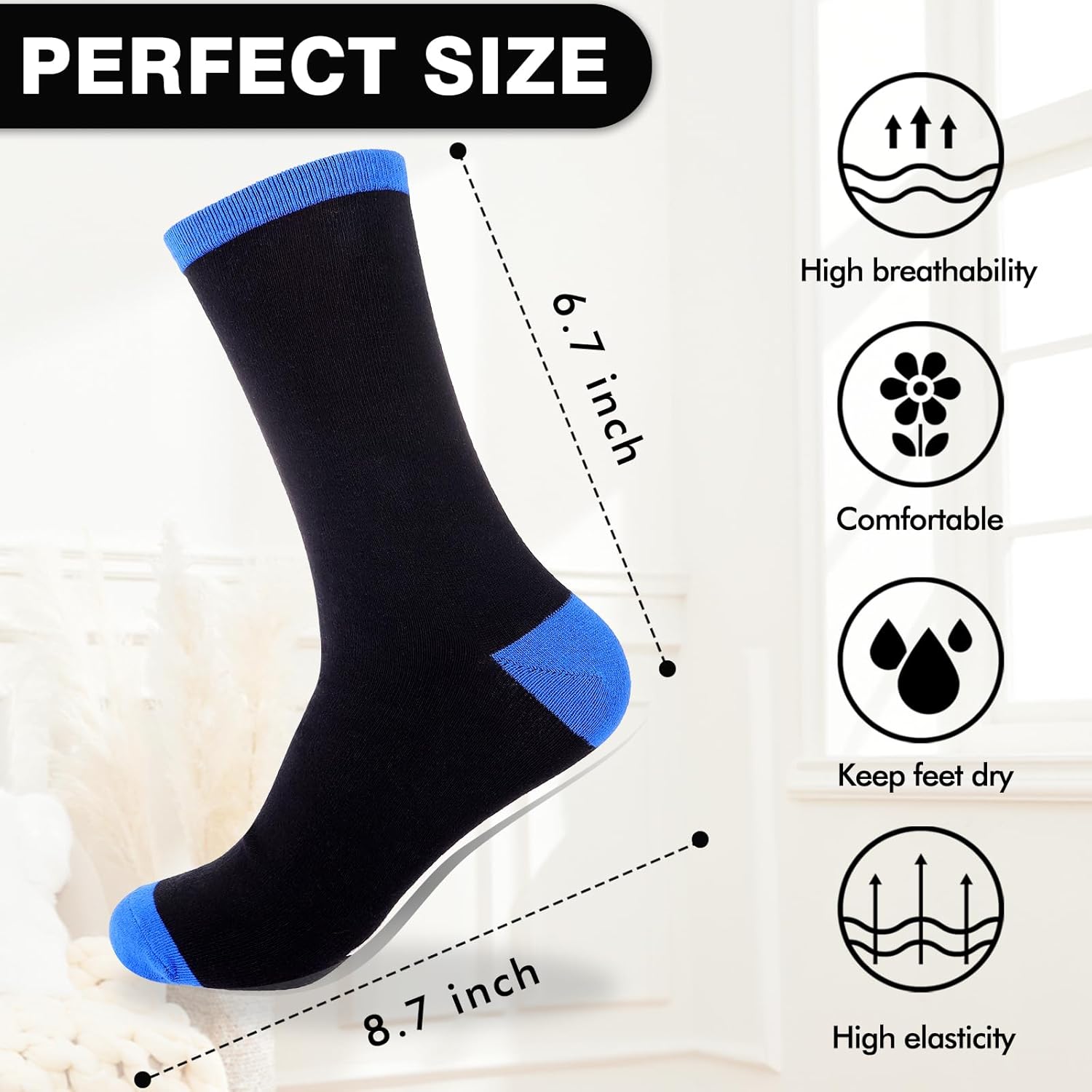 ZXGXLAW Christmas Gifts Idea for Best Husband Ever, Dad Men Funny Fathers Day Socks Birthday Valentines