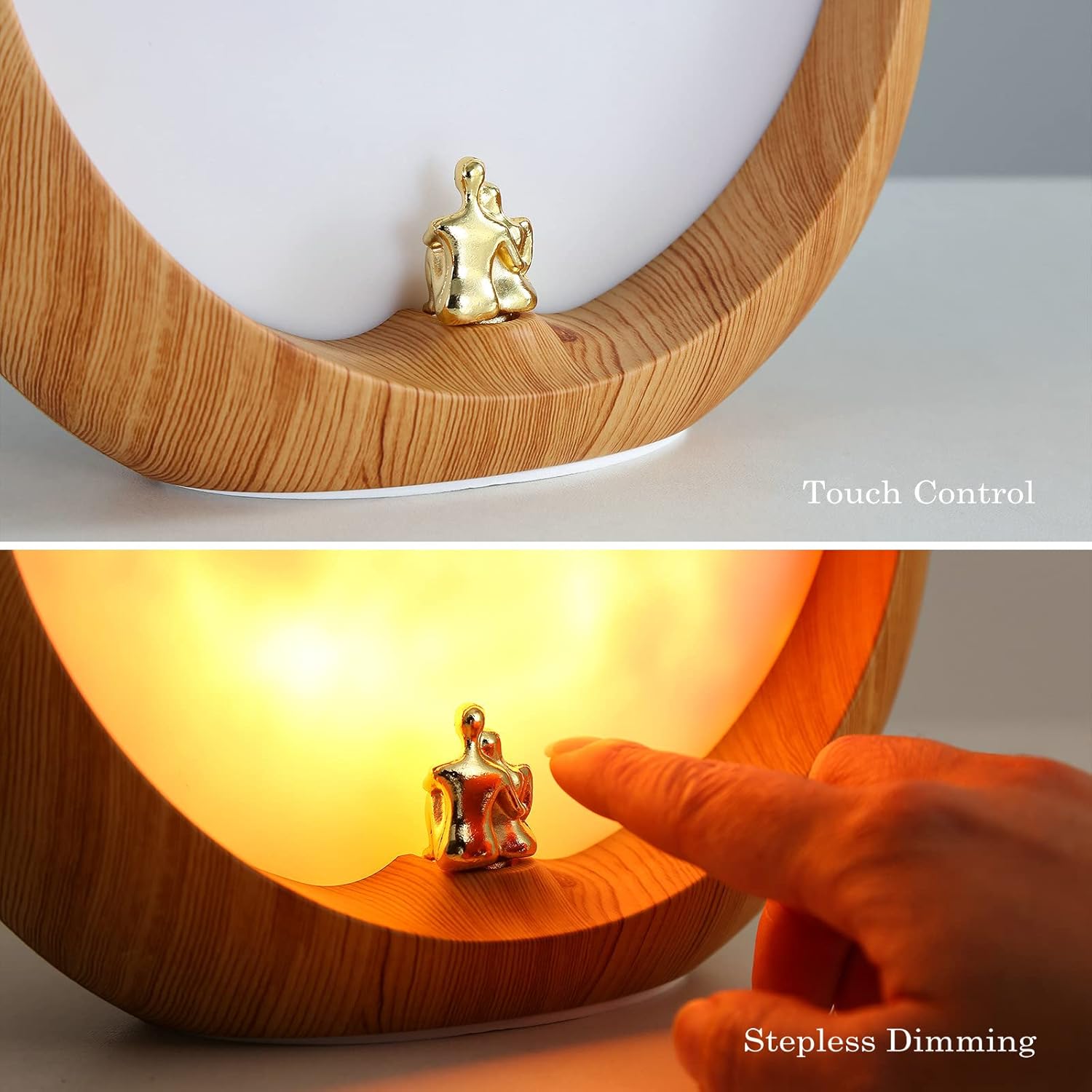 mamre Moon Lamp for Living Room, Decoration Night Light, Anniversary Valentine Gifts for Him, Mr & Mrs Signs for Wedding Table Dcor, Home Gift Xmas Gift, Newlywed Couples Under The Full Moon