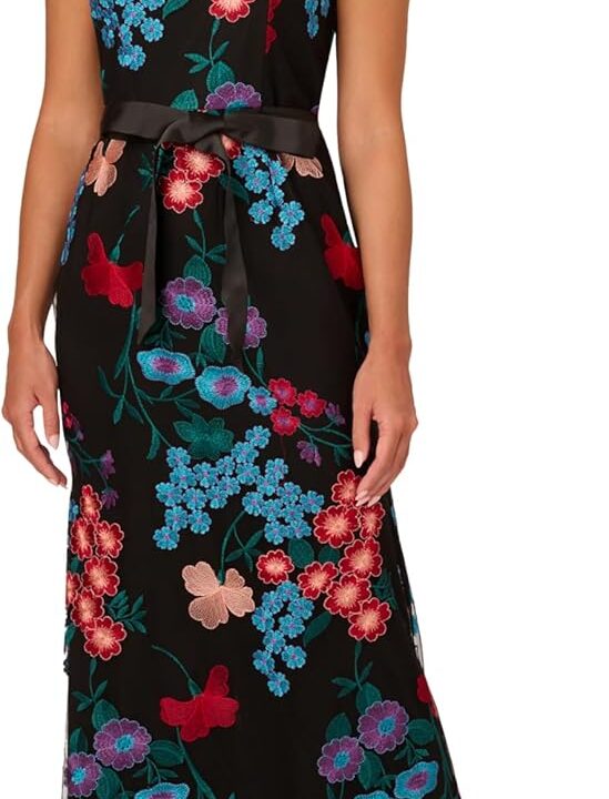 Adrianna Papell Women's One Shoulder Gown