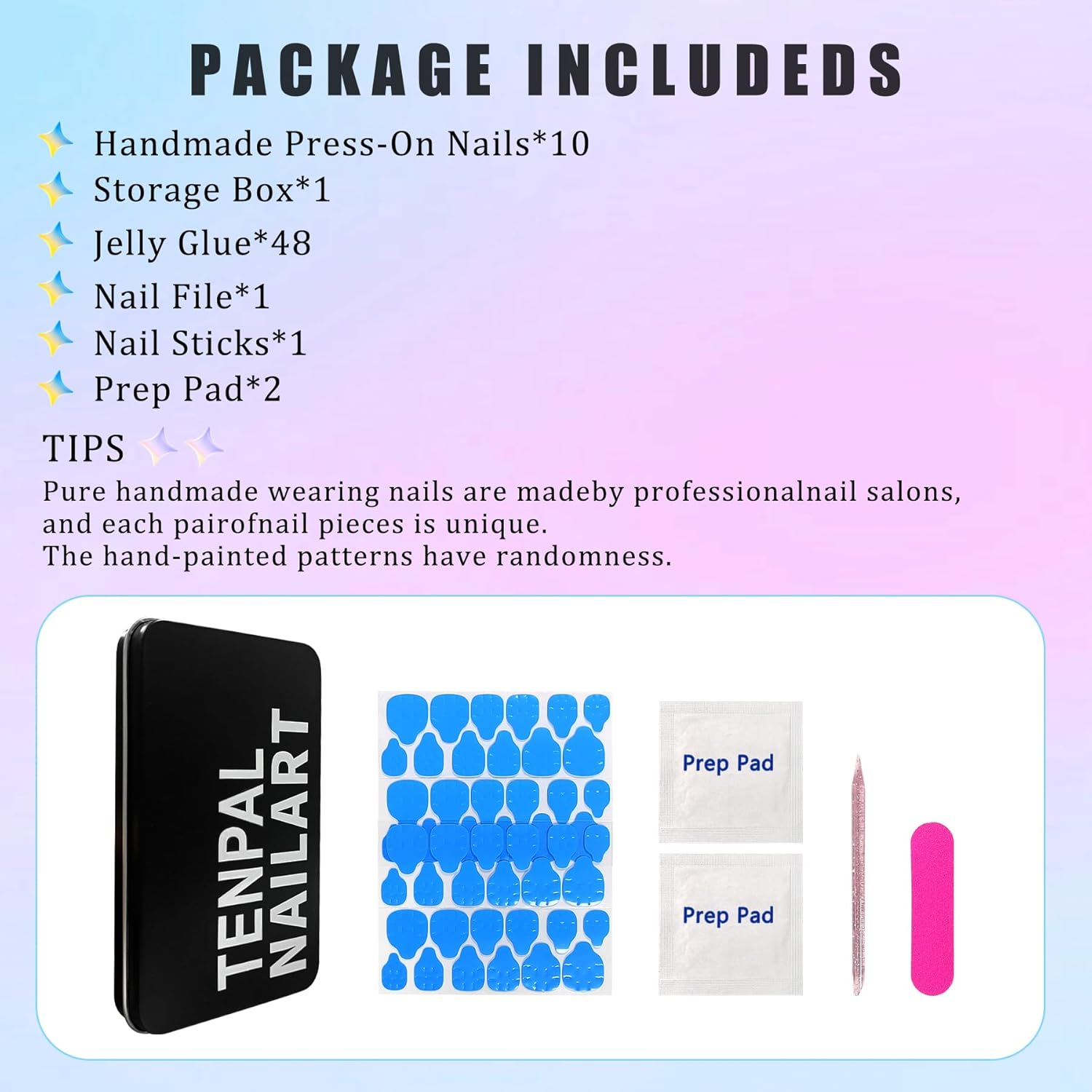 TENPAL Duckbill Nails,Brown Leopard French Tips Press on Nails with Kit,Soft Gel Fake Nails with 3D Charms Hearts Bows Flowers,Metallic Edgy Punk Y2K False Nail with Rhinestone for Winter Fall(S)