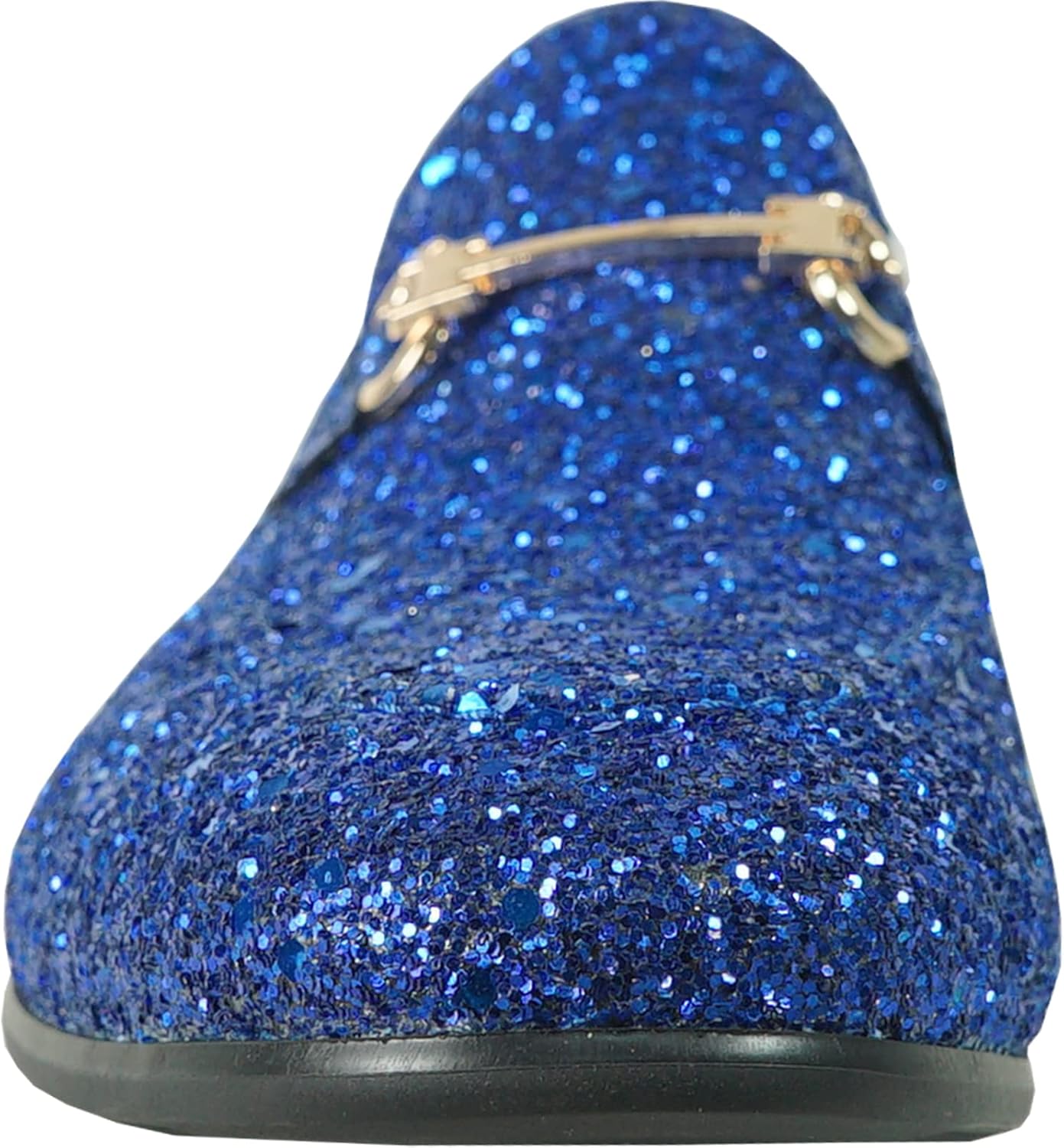 bravo! Men Dress Shoe Prom Slip-on Loafer Lace-up Oxford Cap Toe Metallic Glitter for Wedding Prom Black Blue Green Gold Pink Pewter Purple Silver Red