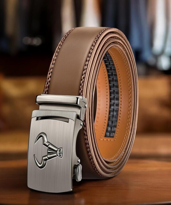 Men's Belt,Brand Ratchet Belt For Gift Men Dress,Size Customized