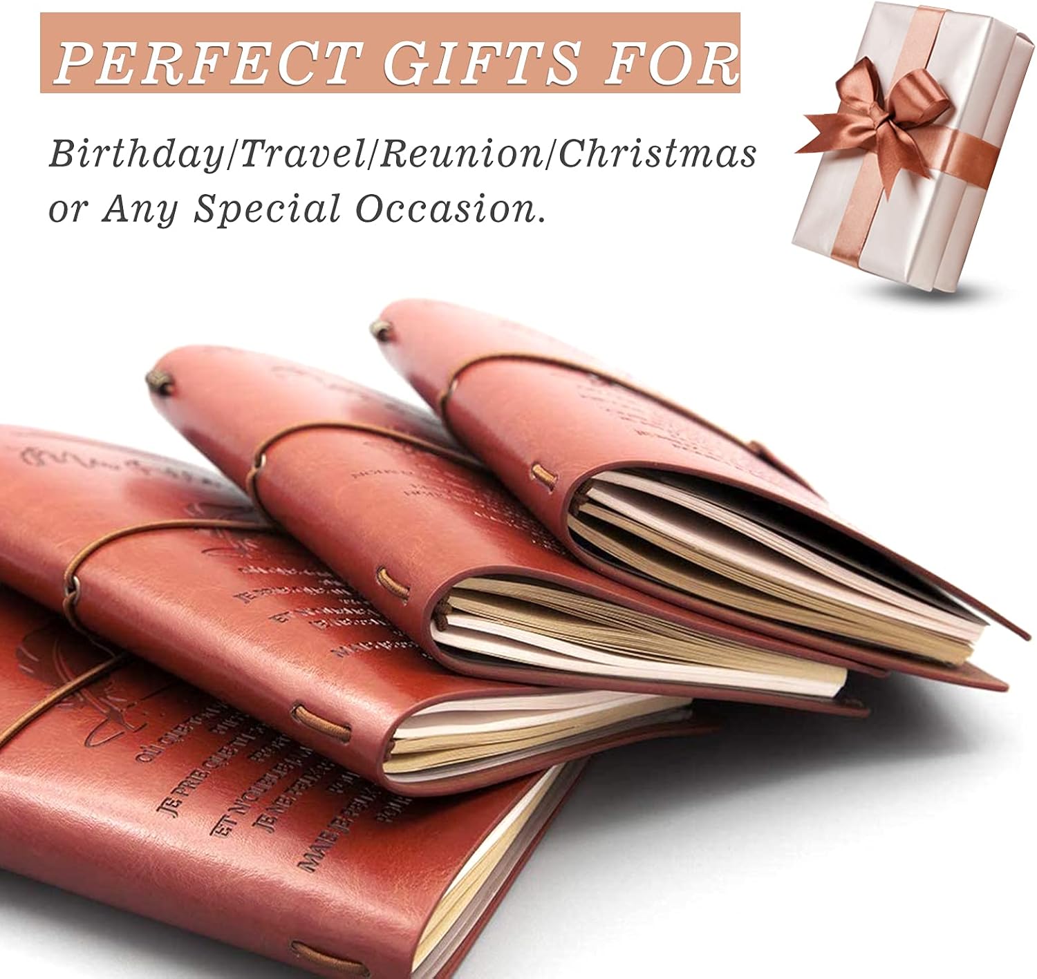 PRSTENLY Gifts for Husband Leather Journal, Husbands Valentines Day Gifts for Him, To My Husbands Gift 140 Page Notebooks, Fathers Day Anniversary Birthday Wedding Christmas Gift for Men from Wife