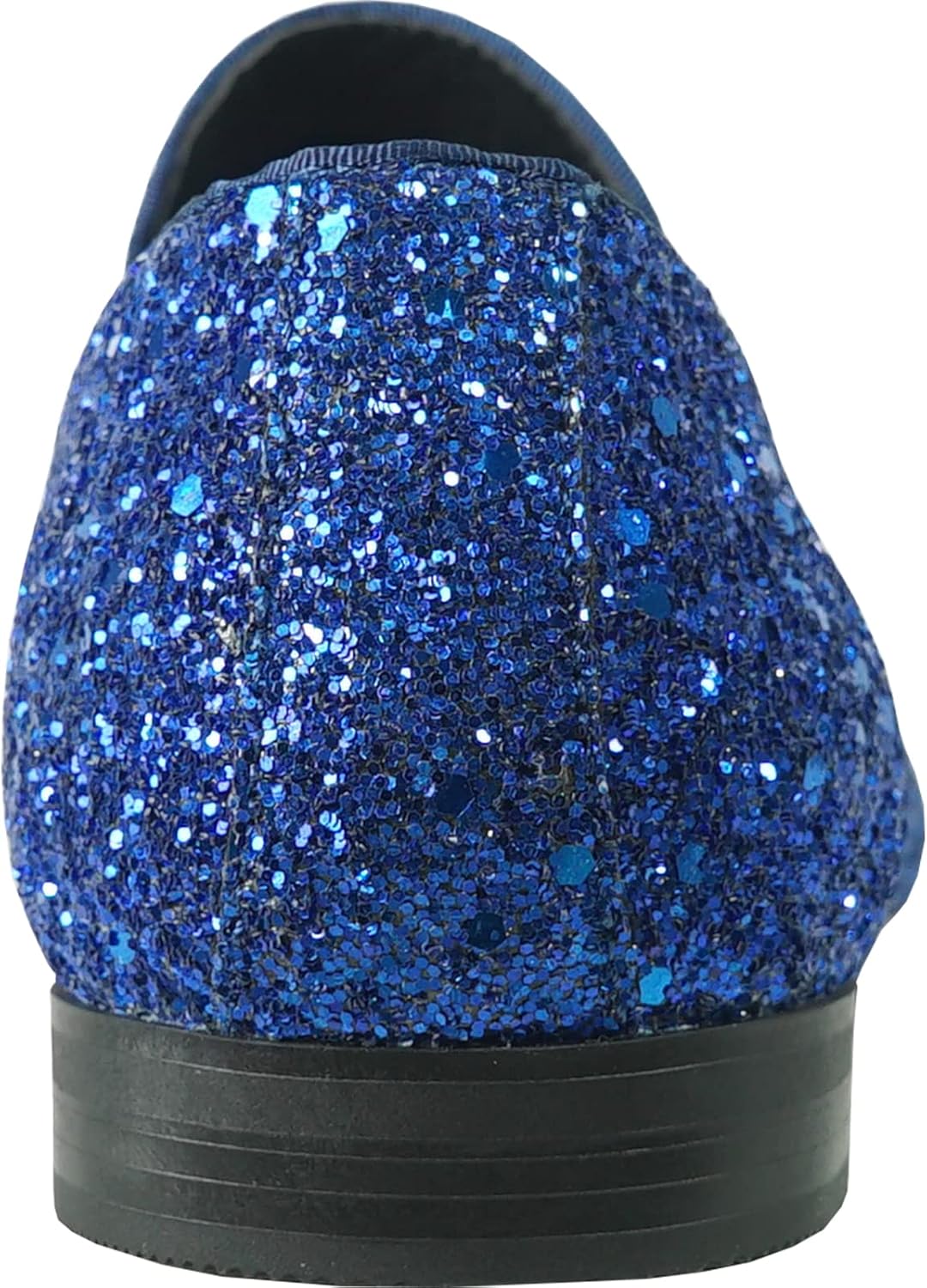 bravo! Men Dress Shoe Prom Slip-on Loafer Lace-up Oxford Cap Toe Metallic Glitter for Wedding Prom Black Blue Green Gold Pink Pewter Purple Silver Red