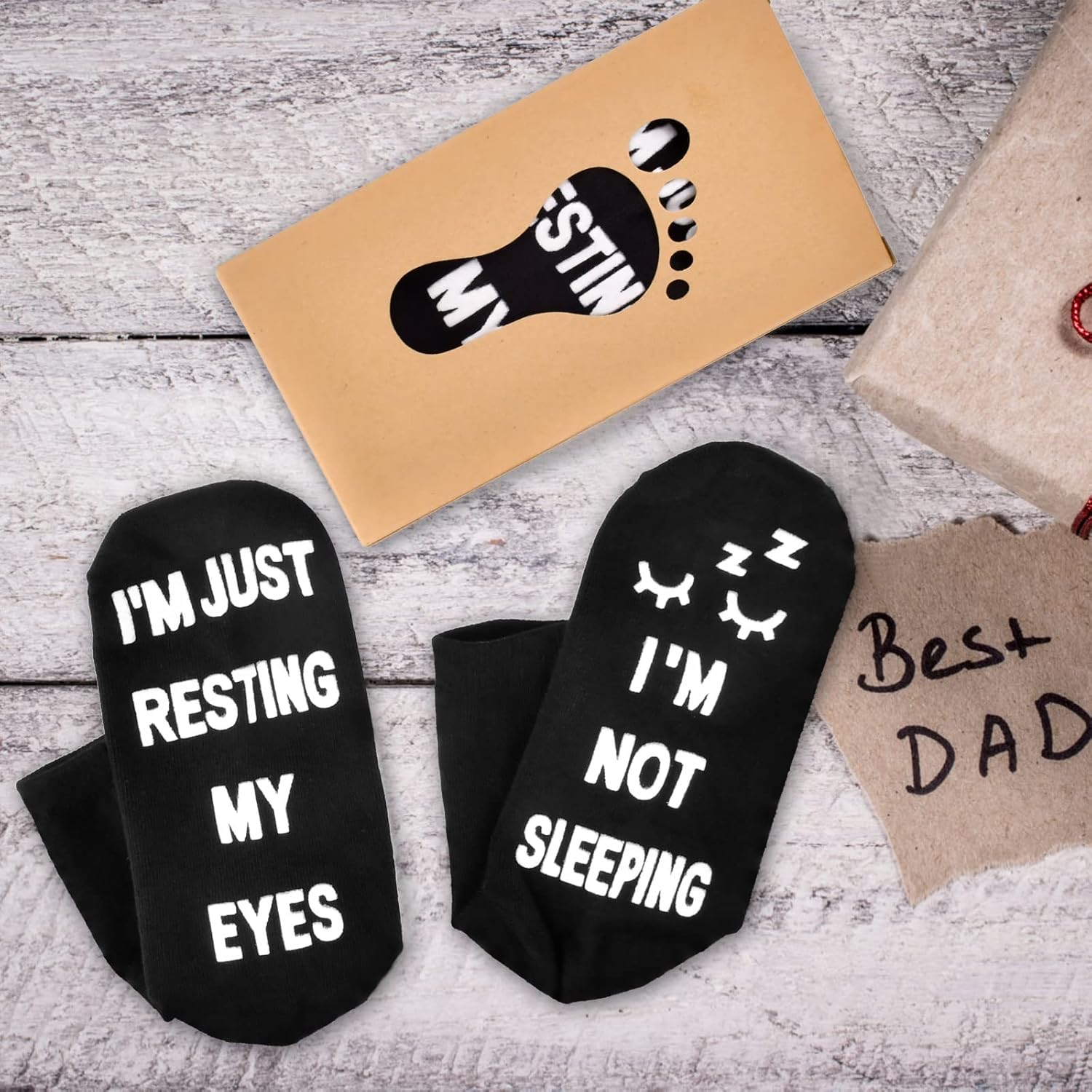 FilmHoo Birthday Gifts for Men Dad Valentines Day Gifts for Him Fathers Day Dad from Wife, Easter Mens Funny Socks