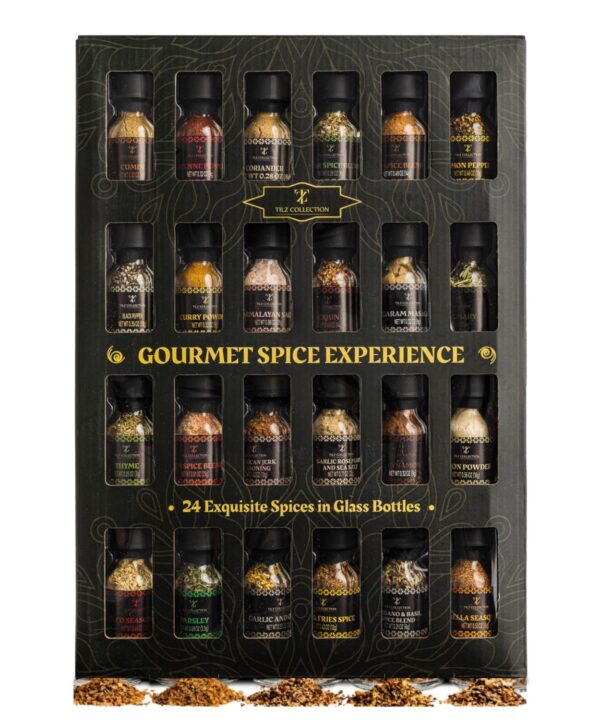 Spice Gift Set -24 Gourmet Spices For Cooking, Grilling, Rubs, Mixed Spice, Herbs, Spices & Seasonings, All Purpose Seasoning, Cooking Gifts For Men, Women, Birthday, Housewarming Gifts
