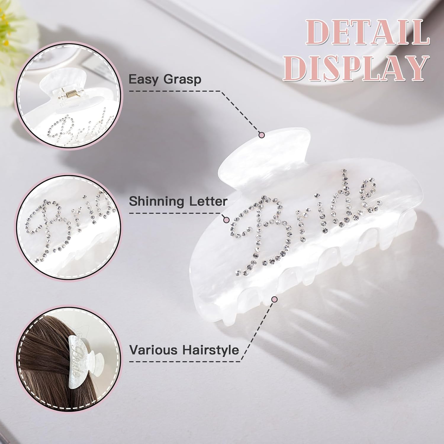 Bridal Shower Gifts7-Piece Birde Gift Set with Tumbler, Tote, Slippers, Makeup Bag & More-Gift for Bride to be Bachelorette Gifts for Her-Bridal Shower Decorations