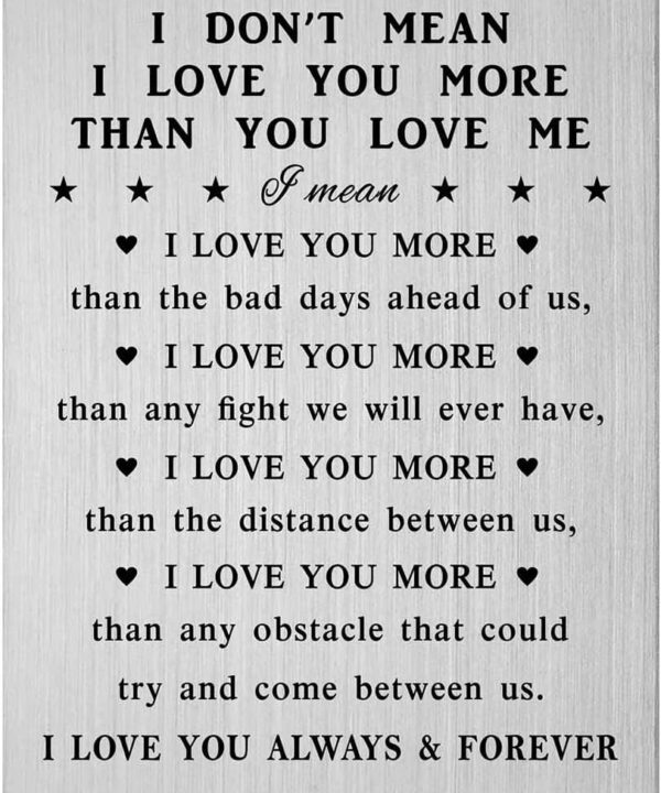 CPLJW 2 Year Anniversary Card Gifts for Men, 2 Year Anniversary Card Gifts for Women, 2nd Wedding Card for Husband Wife