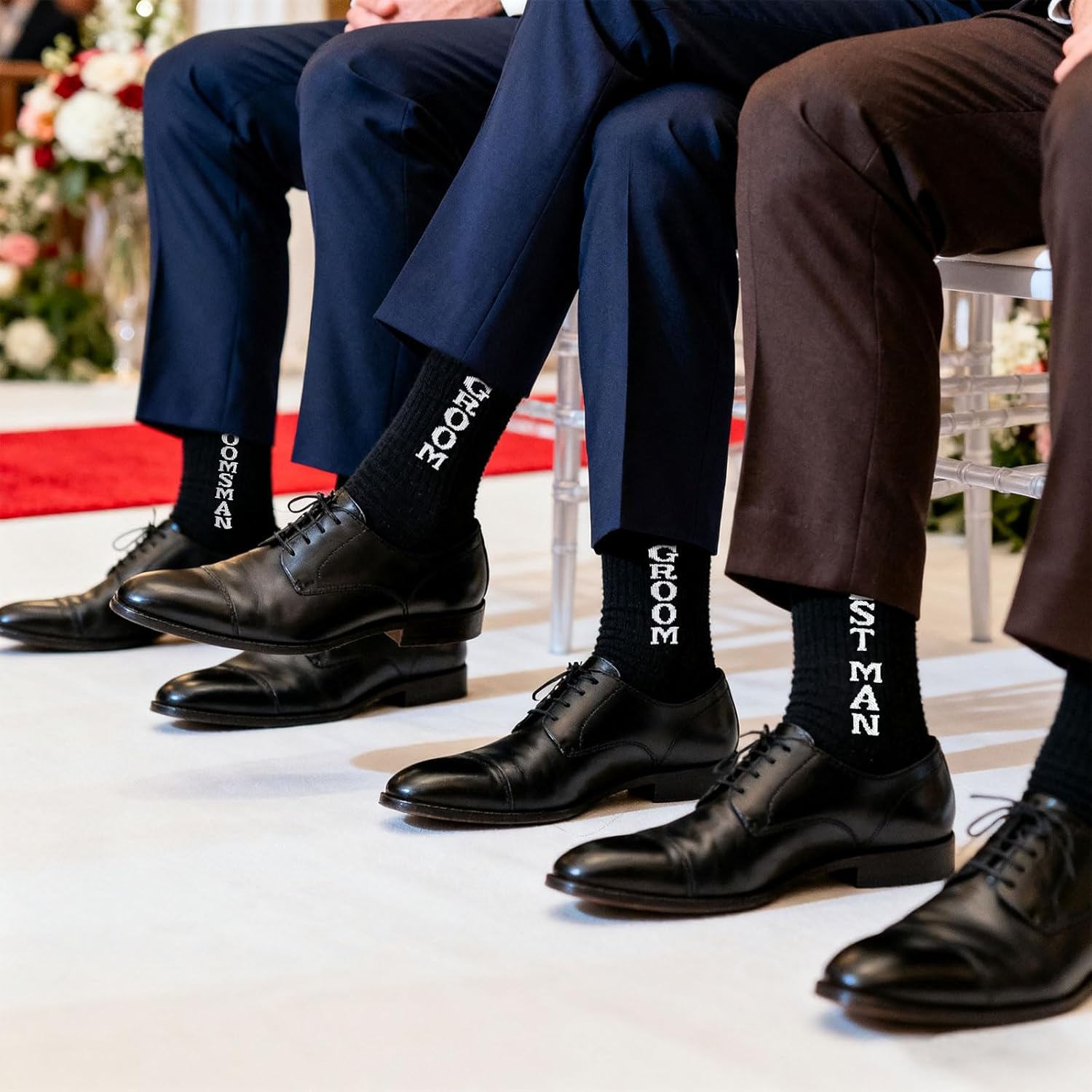 10 Pcs Groomsmen Gifts Funny Socks for Wedding Gifts Best Man from Groom